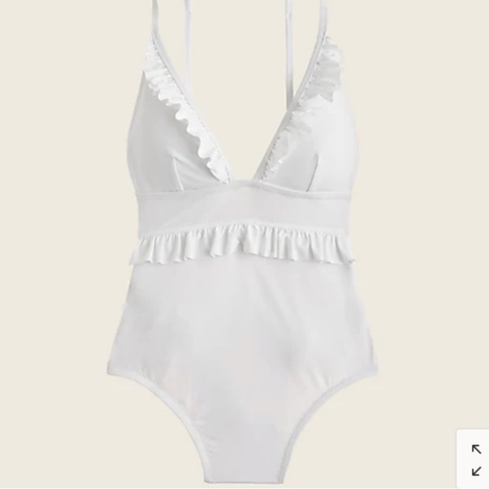 White J crew one piece